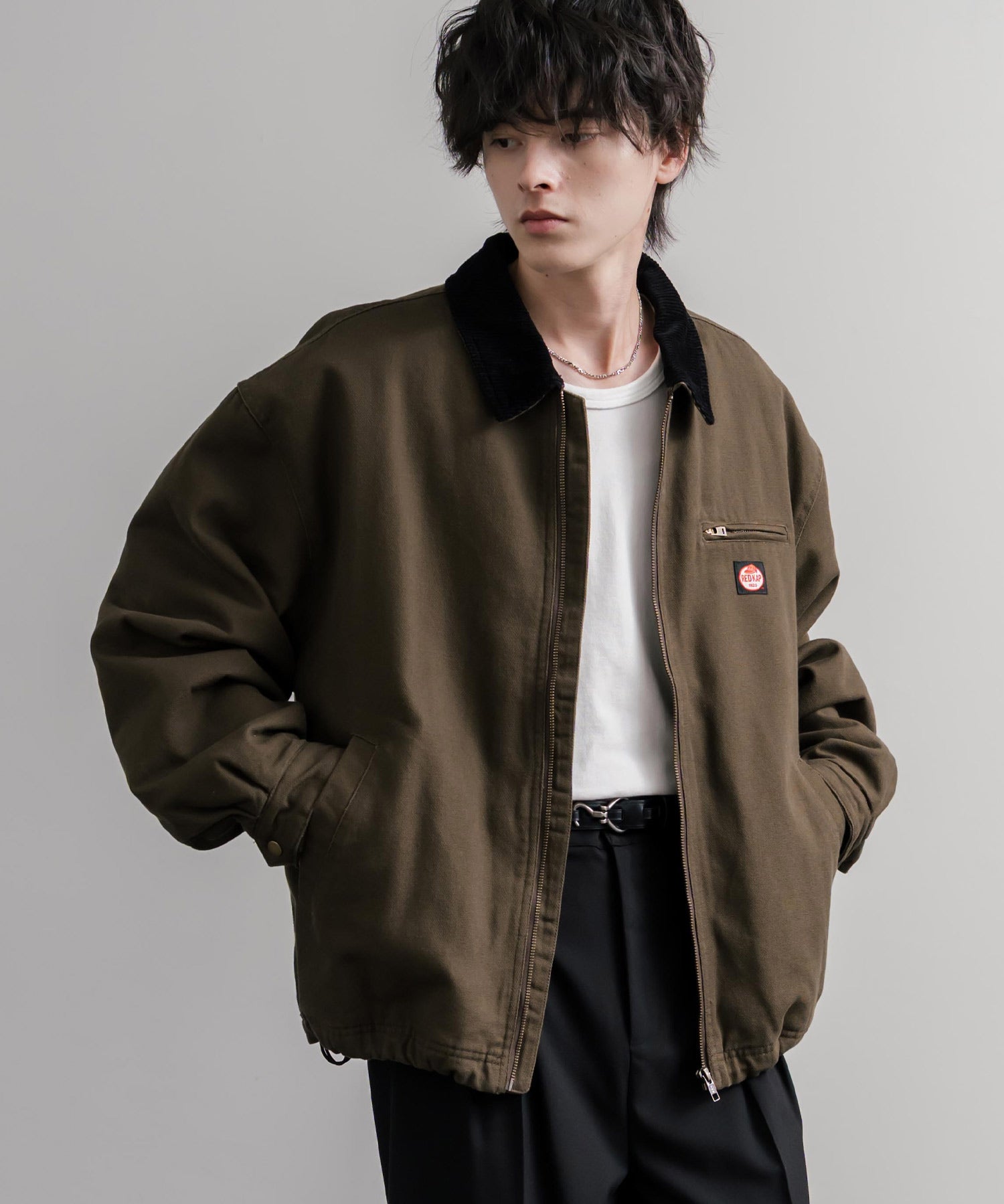 RED KAP レッドキャップ オーバーサイズ襟コーデュロイダックジャケット/中綿キルティングワークジャケット 16545