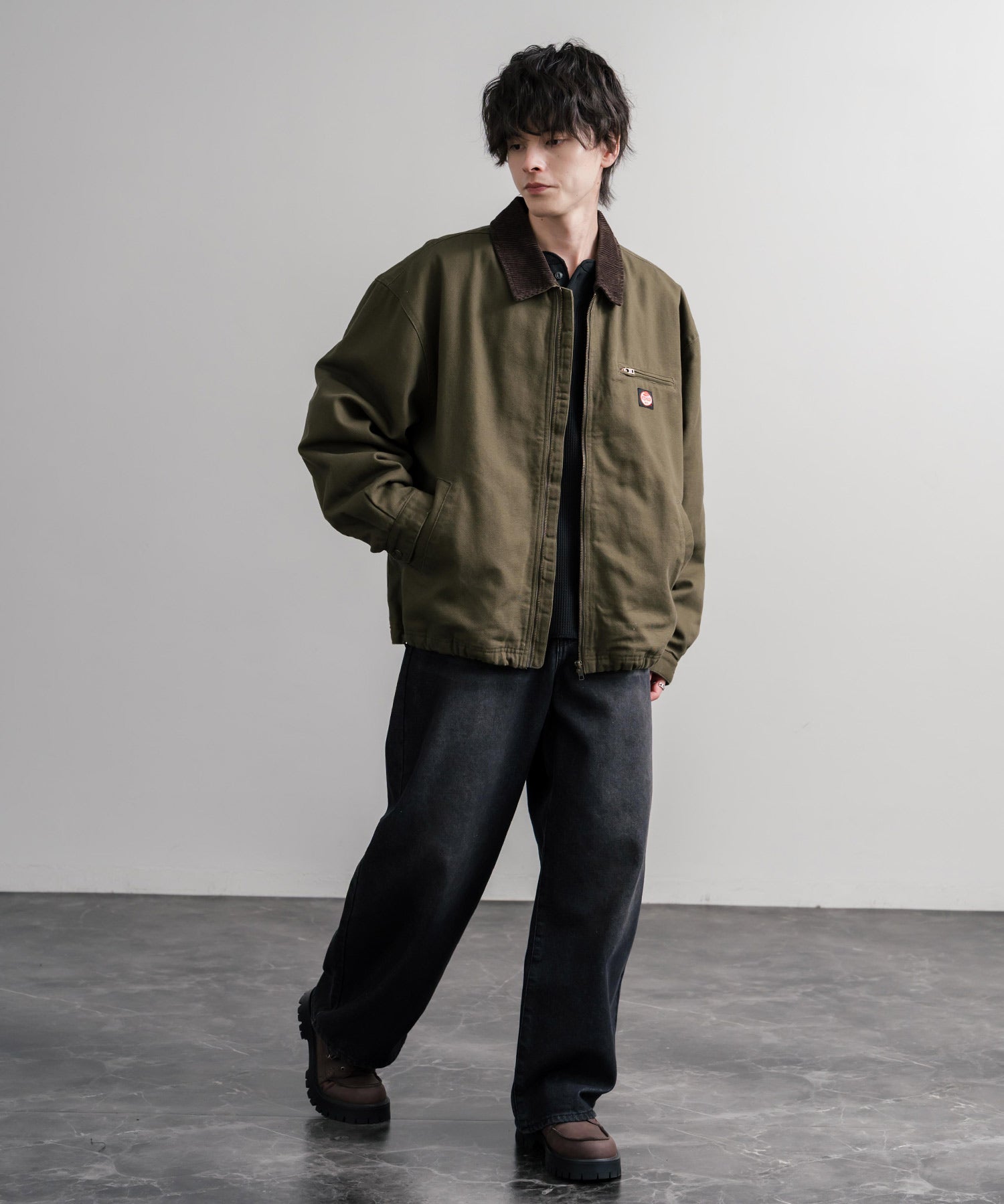 RED KAP レッドキャップ オーバーサイズ襟コーデュロイダックジャケット/中綿キルティングワークジャケット 16545
