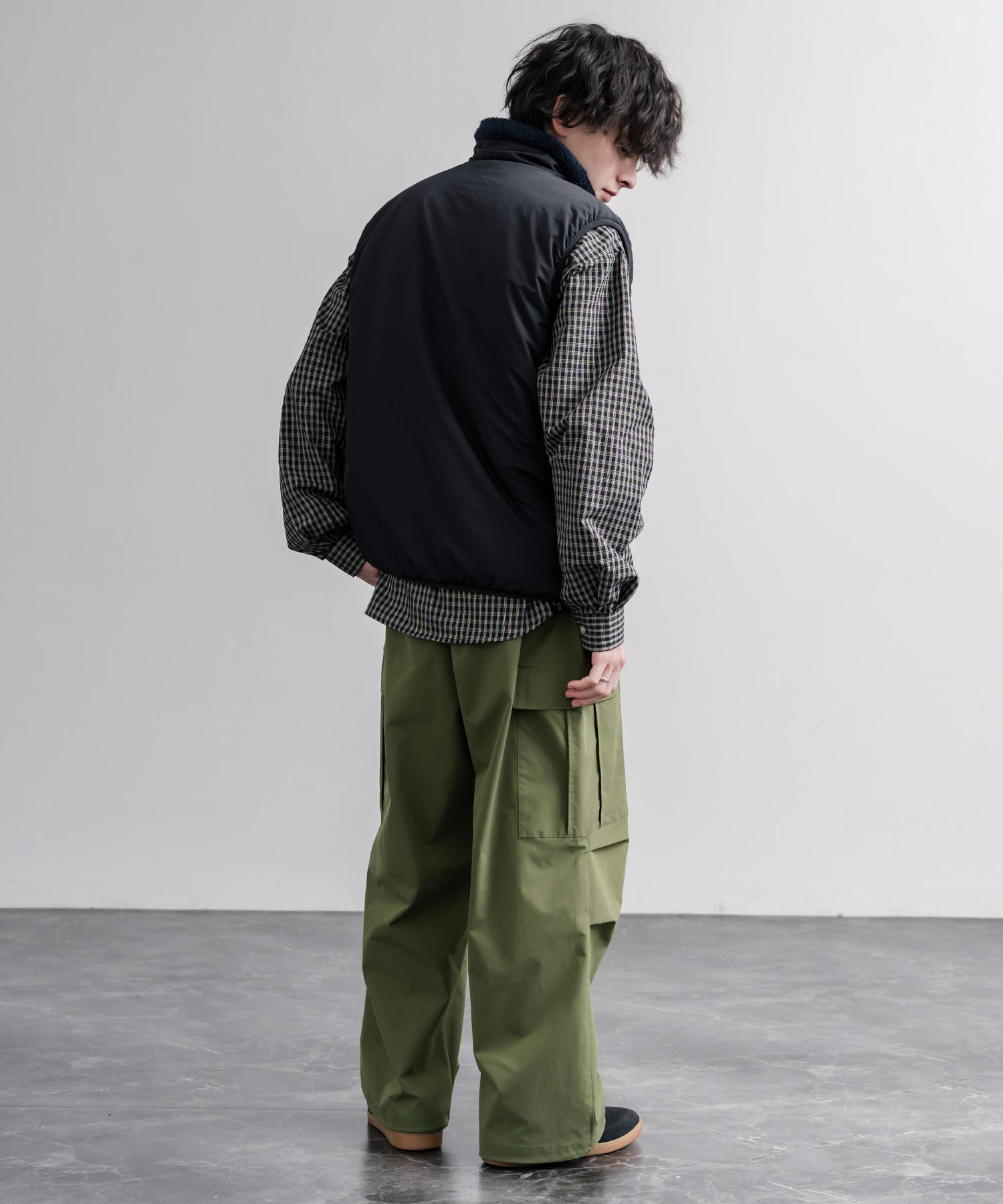 KRIFF MAYER クリフメイヤー 2WAYリバーシブル ひっくりスタンドネック
