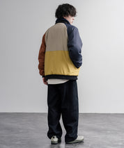 KRIFF MAYER クリフメイヤー 2WAYリバーシブル ひっくりスタンドネックボアジャケット/ワンポイントロゴ刺繍入りブルゾン 2612802 16550