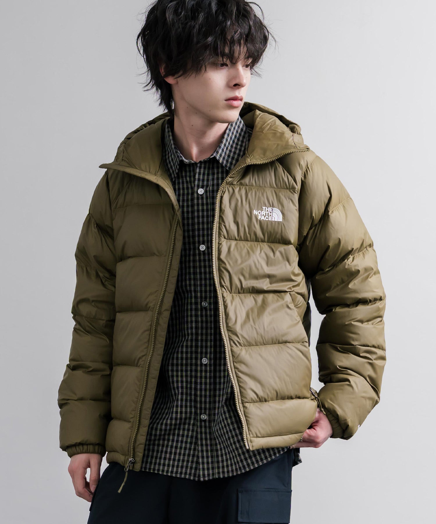 THE NORTH FACE ザ・ノースフェイス M HYDRNLTE DWN HOODIE 600フィルパワーナイロンタフタフーディーダウンジャケット/耐久性撥水ナイロンジャケット 16555
