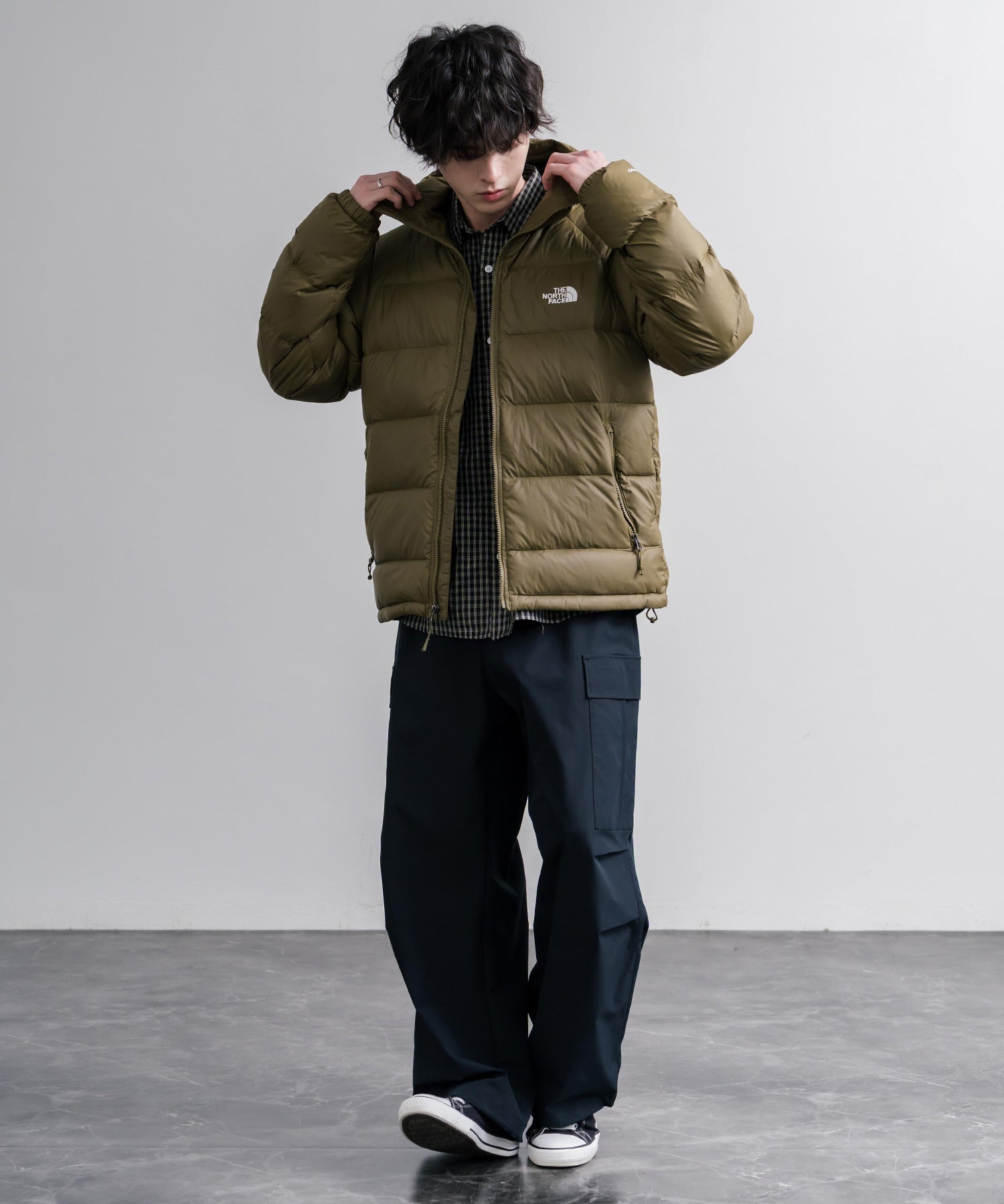 THE NORTH FACE ザ・ノースフェイス M HYDRNLTE DWN HOODIE 600フィルパワーナイロンタフタフーディーダウンジャケット/耐久性撥水ナイロンジャケット 16555