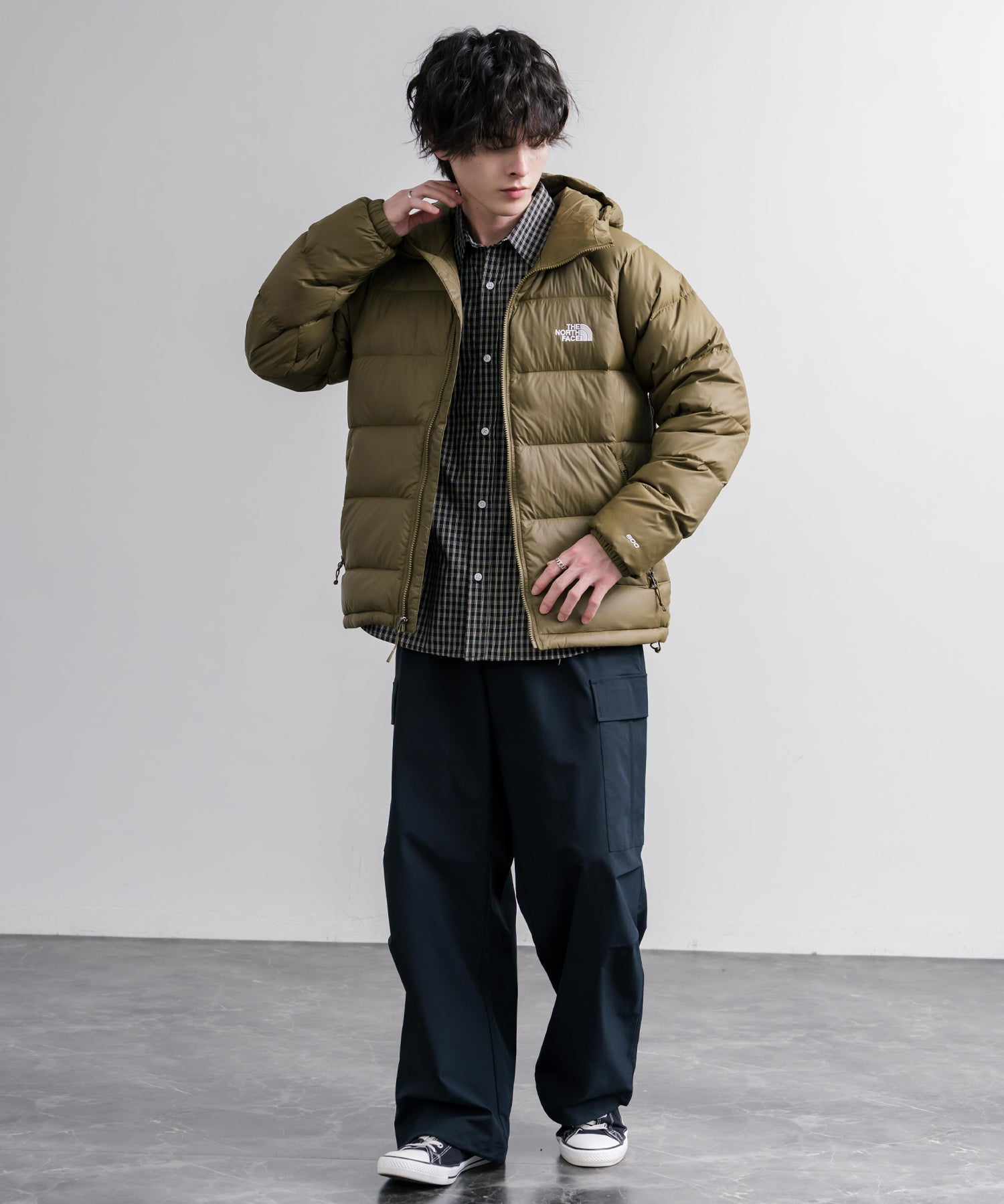THE NORTH FACE ザ・ノースフェイス M HYDRNLTE DWN HOODIE 600フィルパワーナイロンタフタフーディーダウンジャケット/耐久性撥水ナイロンジャケット 16555