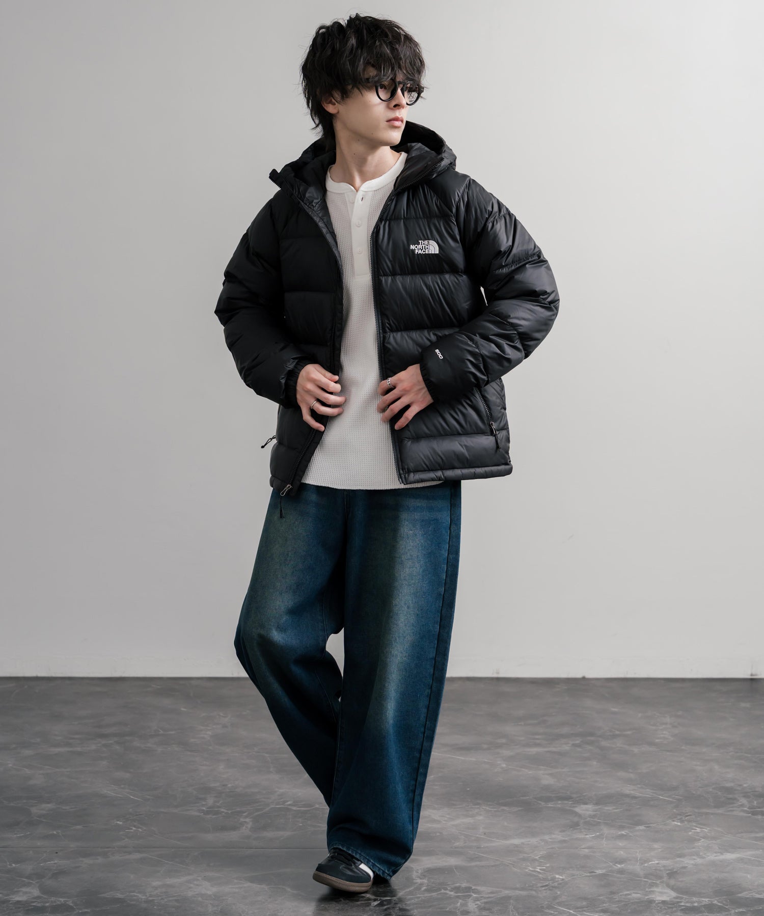 THE NORTH FACE ザ・ノースフェイス M HYDRNLTE DWN HOODIE 600フィルパワーナイロンタフタフーディーダウンジャケット/耐久性撥水ナイロンジャケット 16555