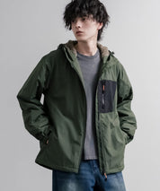 LOGOS ロゴス オーバーサイズフード裏ボアフリースフーディー/ワンポイントロゴ撥水ナイロンジャケット/マウンテンパーカー 16561