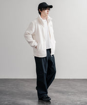 日本未展開モデル THE NORTH FACE WHITE LABEL COMFY ALPHA FLEECE ZIP UP ザ・ノースフェイス ホワイトレーベル ワンポイントロゴ刺繍スタンドカラーシャギーボアフリースジャケット 16563