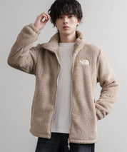 日本未展開モデル THE NORTH FACE WHITE LABEL COMFY ALPHA FLEECE ZIP UP ザ・ノースフェイス ホワイトレーベル ワンポイントロゴ刺繍スタンドカラーシャギーボアフリースジャケット 16563