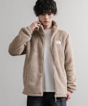 日本未展開モデル THE NORTH FACE WHITE LABEL COMFY ALPHA FLEECE ZIP UP ザ・ノースフェイス ホワイトレーベル ワンポイントロゴ刺繍スタンドカラーシャギーボアフリースジャケット 16563