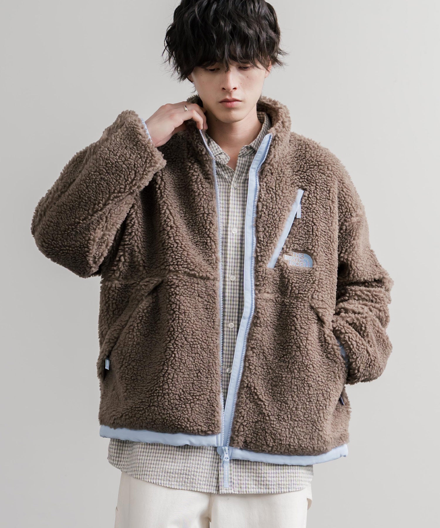 日本未展開モデル THE NORTH FACE ノースフェイス WHITE LABEL ホワイトレーベル COMOR FLEECE JACKET シープボアフリースジャケット 16564