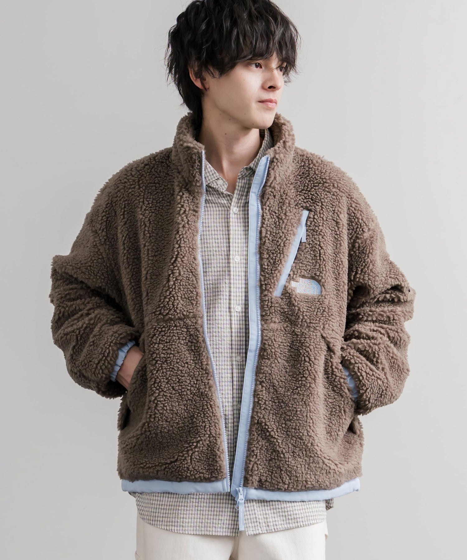 日本未展開モデル THE NORTH FACE ノースフェイス WHITE LABEL ホワイトレーベル COMOR FLEECE JACKET シープボアフリースジャケット 16564