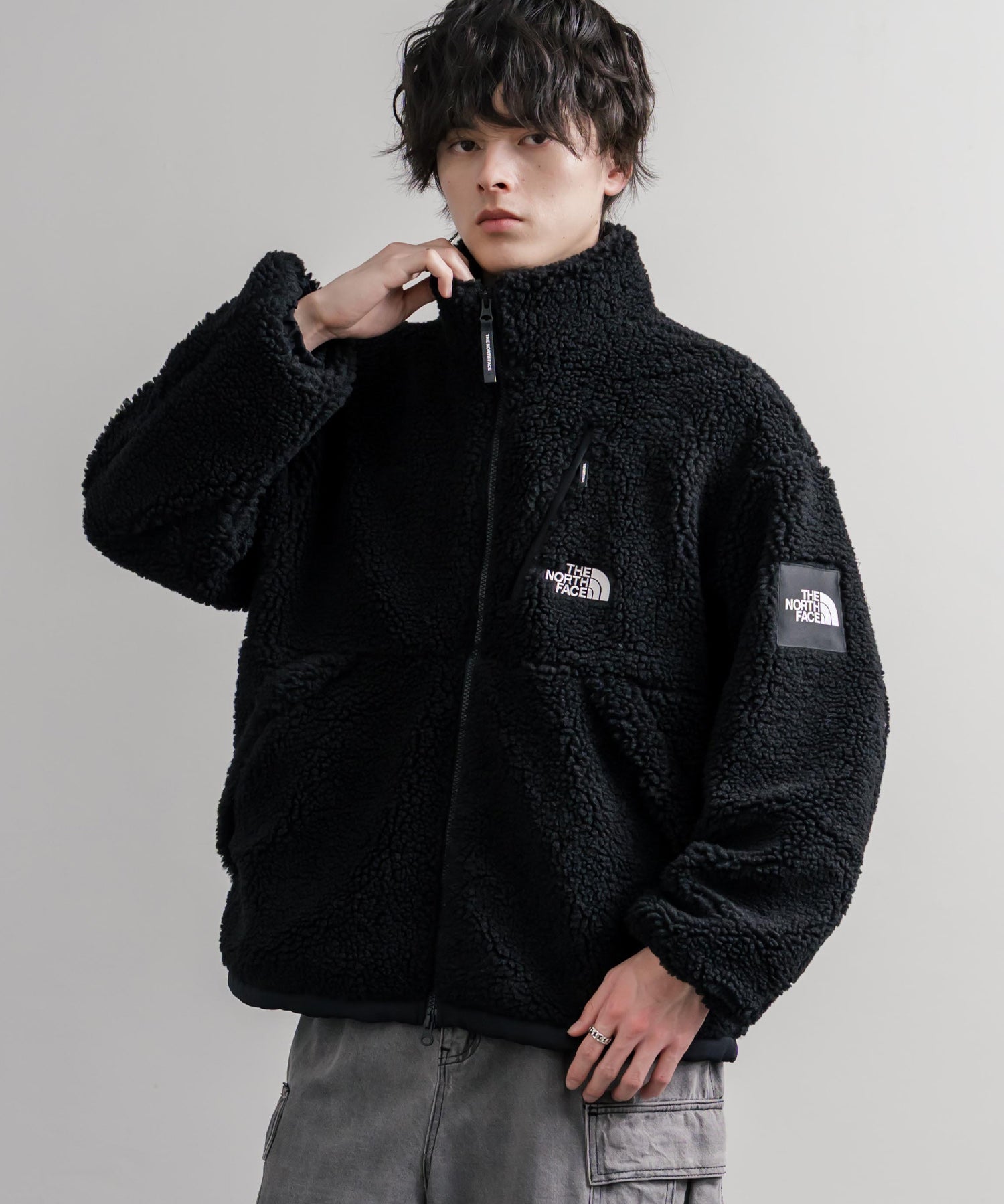 日本未展開モデル THE NORTH FACE ノースフェイス WHITE LABEL ホワイトレーベル COMOR FLEECE JACKET シープボアフリースジャケット 16564
