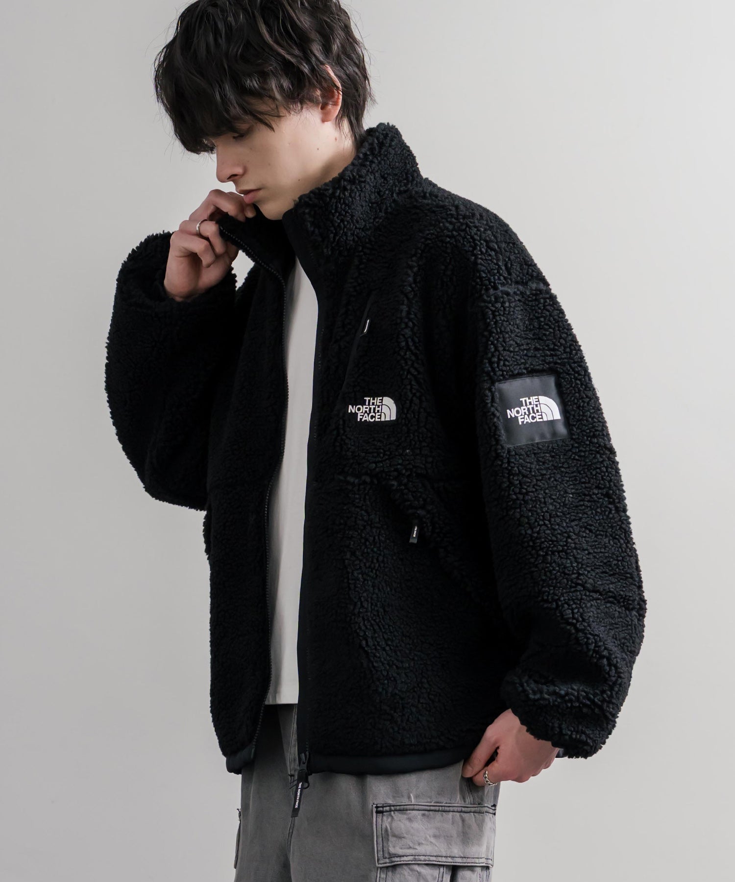 日本未展開モデル THE NORTH FACE ノースフェイス WHITE LABEL ホワイトレーベル COMOR FLEECE JACKET シープボアフリースジャケット 16564