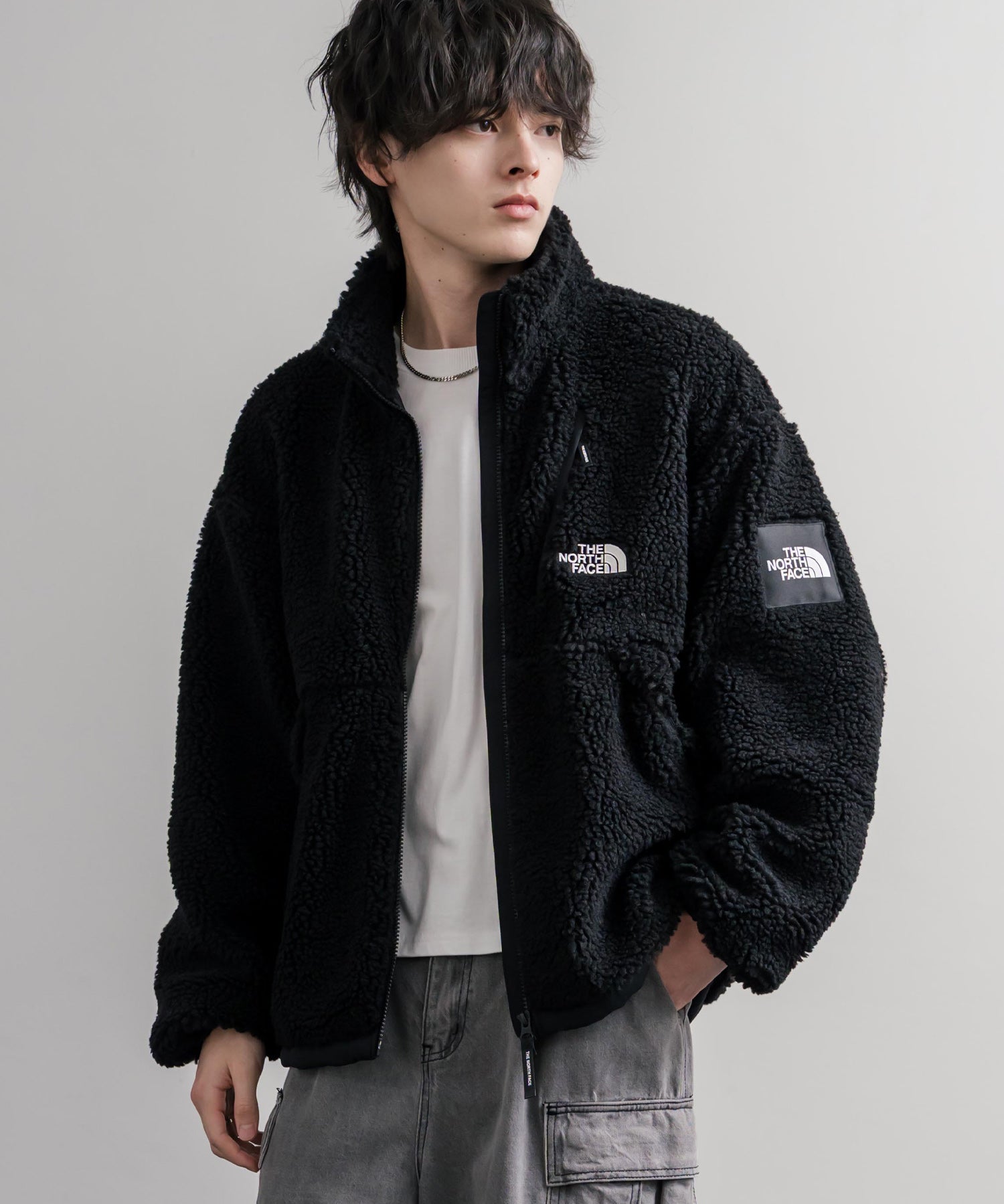 日本未展開モデル THE NORTH FACE ノースフェイス WHITE LABEL ホワイトレーベル COMOR FLEECE JACKET シープボアフリースジャケット 16564