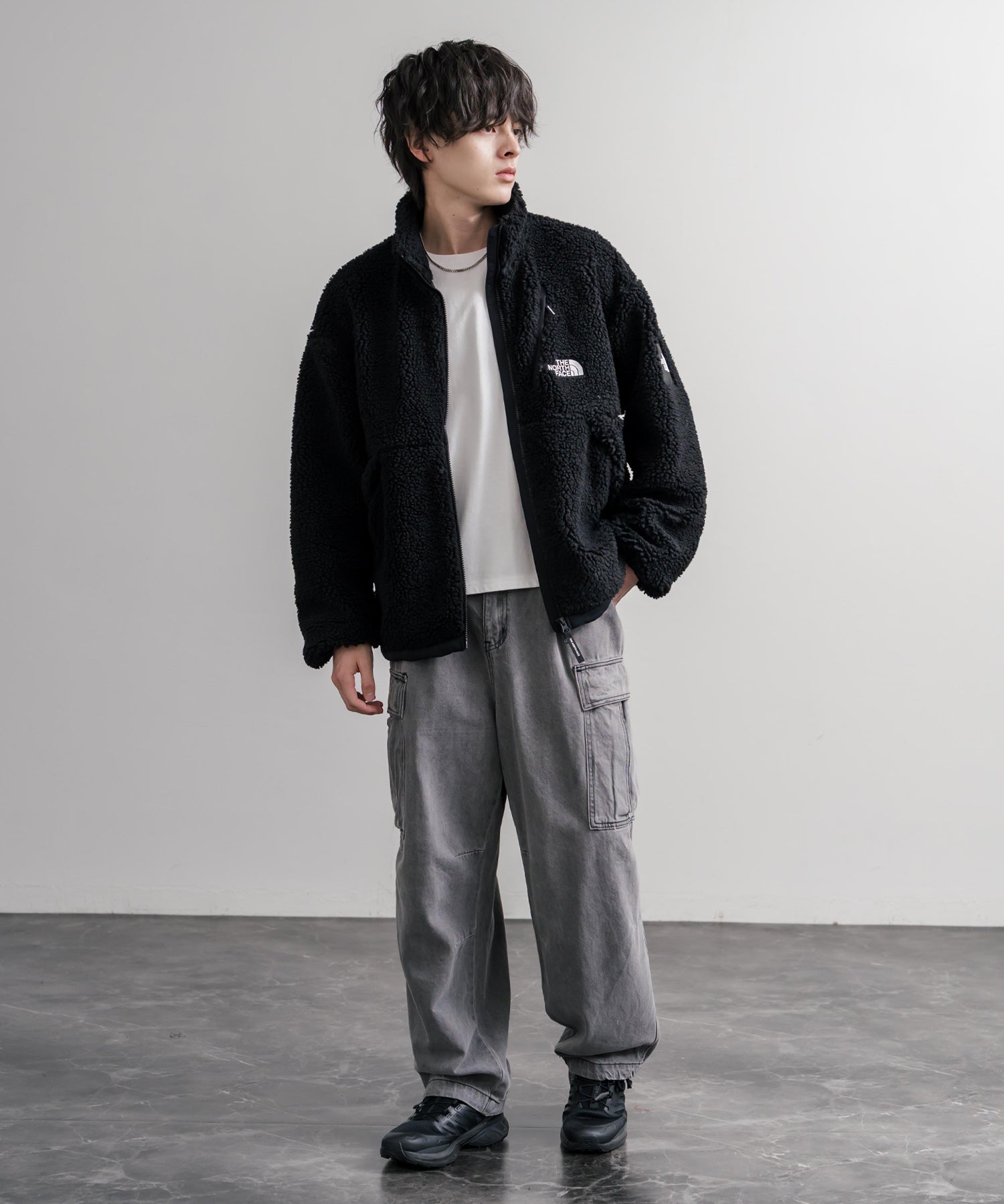 日本未展開モデル THE NORTH FACE ノースフェイス WHITE LABEL ホワイトレーベル COMOR FLEECE JACKET シープボアフリースジャケット 16564