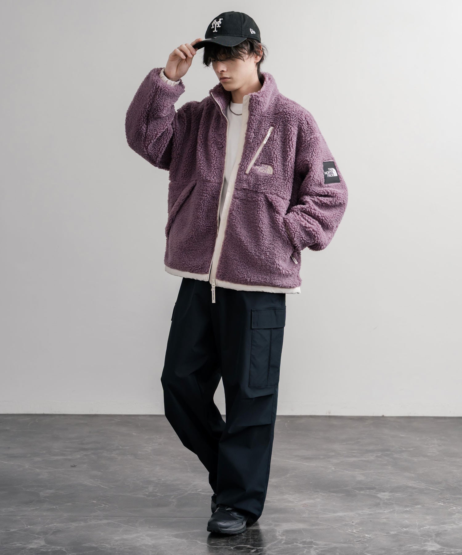 日本未展開モデル THE NORTH FACE ノースフェイス WHITE LABEL ホワイトレーベル COMOR FLEECE JACKET シープボアフリースジャケット 16564