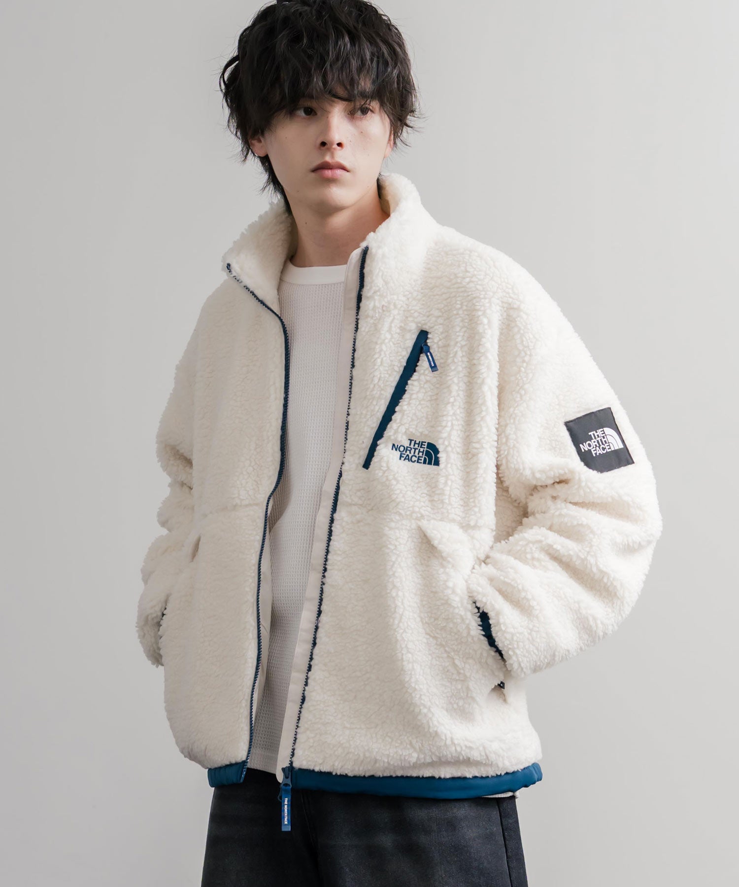日本未展開モデル THE NORTH FACE ノースフェイス WHITE LABEL ホワイトレーベル COMOR FLEECE JACKET シープボアフリースジャケット 16564