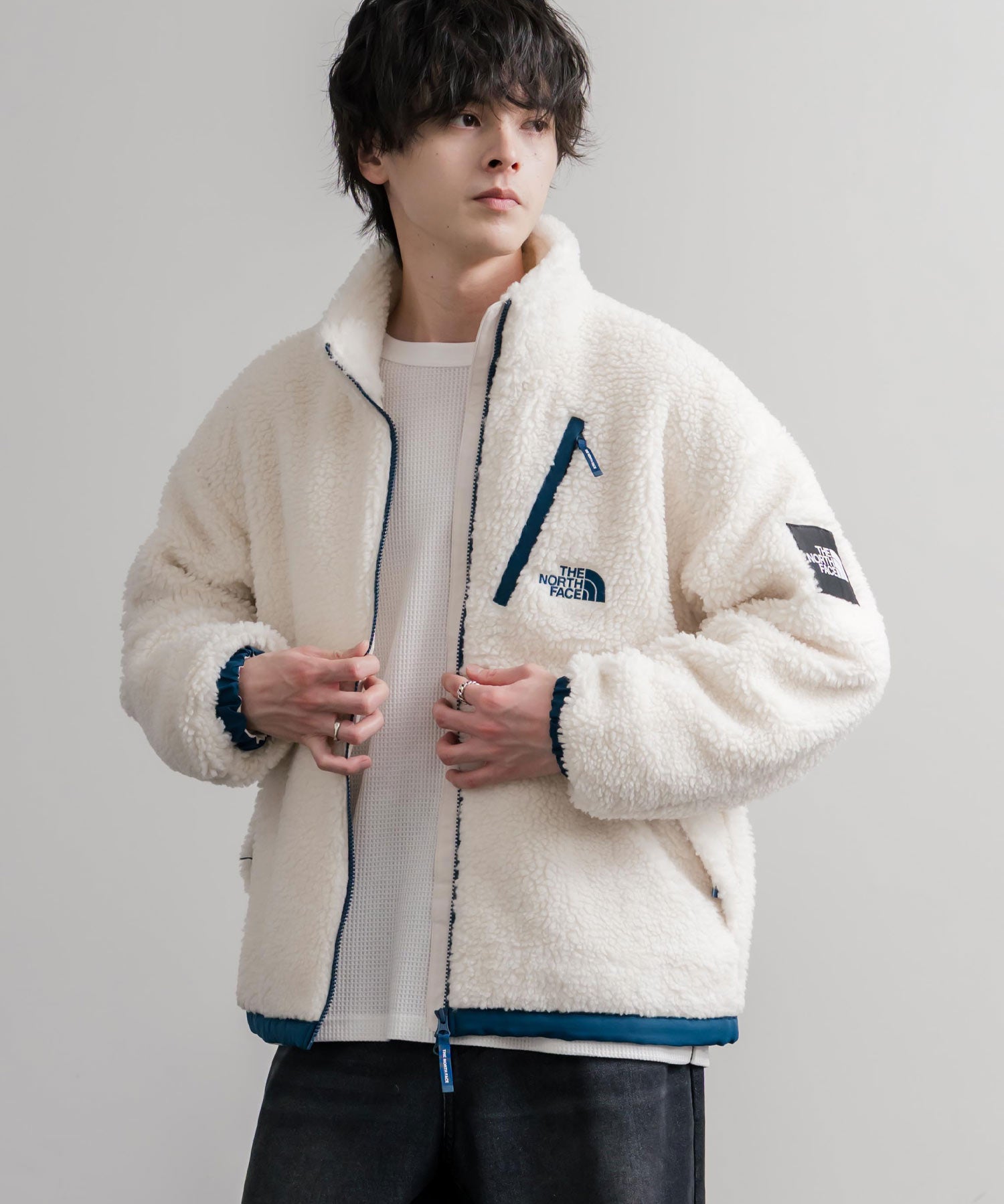 日本未展開モデル THE NORTH FACE ノースフェイス WHITE LABEL ホワイトレーベル COMOR FLEECE JACKET シープボアフリースジャケット 16564