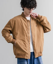 U.S. POLO ASSN. ユーエスポロアッスン オーバーサイズピーチスキン中綿MA-1型リブブルゾン/フライトジャケット 16569