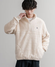 U.S. POLO ASSN. ユーエスポロアッスン ハーフジップダブルフェイスボアフリースプルオーバー/スタンドネックボアトレーナー  16582