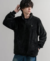 U.S. POLO ASSN. ユーエスポロアッスン ハーフジップダブルフェイスボアフリースプルオーバー/スタンドネックボアトレーナー  16582