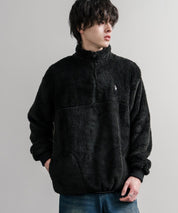 U.S. POLO ASSN. ユーエスポロアッスン ハーフジップダブルフェイスボアフリースプルオーバー/スタンドネックボアトレーナー  16582
