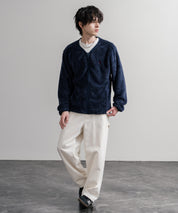 U.S. POLO ASSN. ユーエスポロアッスン ダブルフェイスボアフリースノーカラージップカーディガン/フルジップロゴ刺繍ボアジャケット 16583