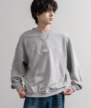 日本未展開モデル THE NORTH FACE ザ・ノースフェイス WHITE LABEL ホワイトレーベル EXPLORE SWEATSHIRTS アップリケ刺繍裏毛長袖スウェット/アーチロゴトレーナー 16595