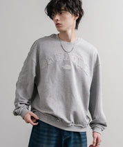 日本未展開モデル THE NORTH FACE ザ・ノースフェイス WHITE LABEL ホワイトレーベル EXPLORE SWEATSHIRTS アップリケ刺繍裏毛長袖スウェット/アーチロゴトレーナー 16595