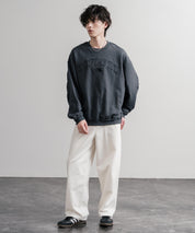 日本未展開モデル THE NORTH FACE ザ・ノースフェイス WHITE LABEL ホワイトレーベル EXPLORE SWEATSHIRTS アップリケ刺繍裏毛長袖スウェット/アーチロゴトレーナー 16595