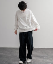 日本未展開モデル THE NORTH FACE ザ・ノースフェイス WHITE LABEL ホワイトレーベル EXPLORE SWEATSHIRTS アップリケ刺繍裏毛長袖スウェット/アーチロゴトレーナー 16595