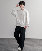 日本未展開モデル THE NORTH FACE ザ・ノースフェイス WHITE LABEL ホワイトレーベル EXPLORE SWEATSHIRTS アップリケ刺繍裏毛長袖スウェット/アーチロゴトレーナー 16595