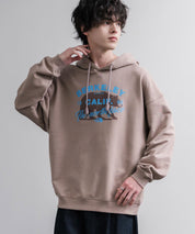 日本未展開モデル THE NORTH FACE ザ・ノースフェイス WHITE LABEL ホワイトレーベル BERKELEY HOODIE 裏毛アニマルプリントパーカー/フーディー 16610