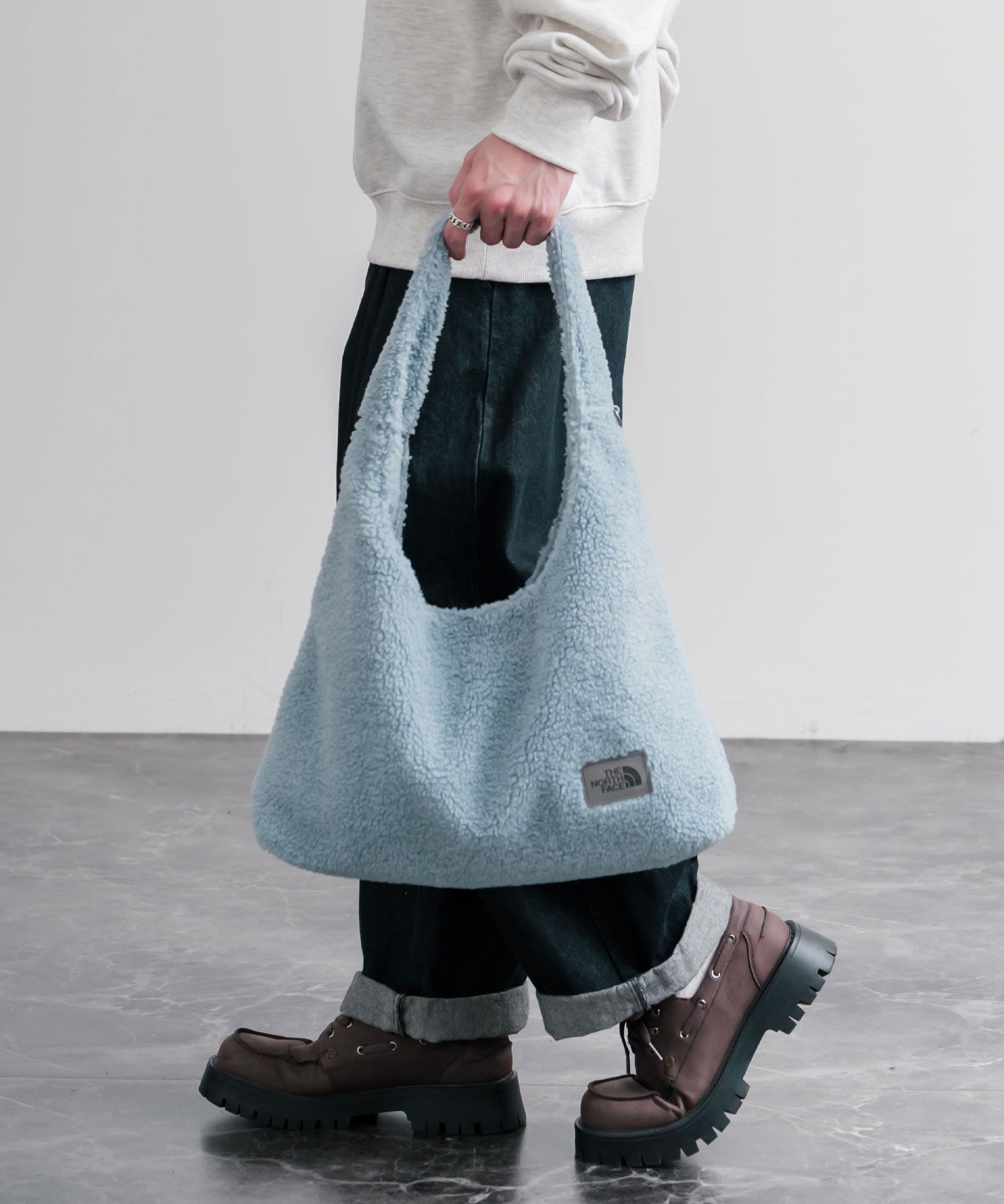 THE NORTH FACE ザ・ノースフェイス TNF TRIG BAG シープボアトートバッグ/トリッグバッグ/ロゴワッペンワンショルダーバッグ 16612