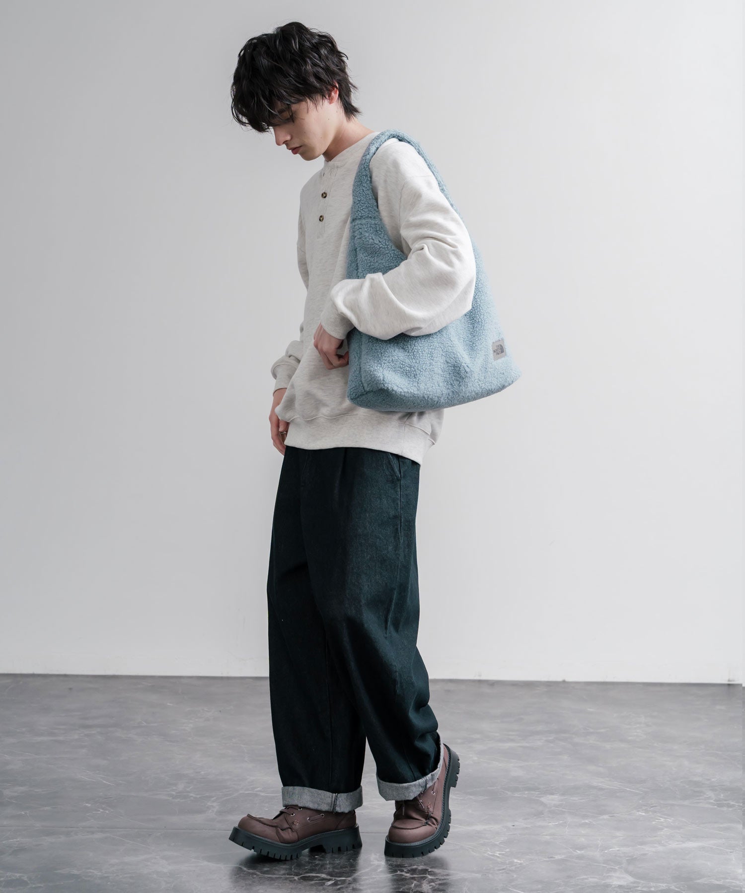 THE NORTH FACE ザ・ノースフェイス TNF TRIG BAG シープボアトートバッグ/トリッグバッグ/ロゴワッペンワンショルダーバッグ 16612