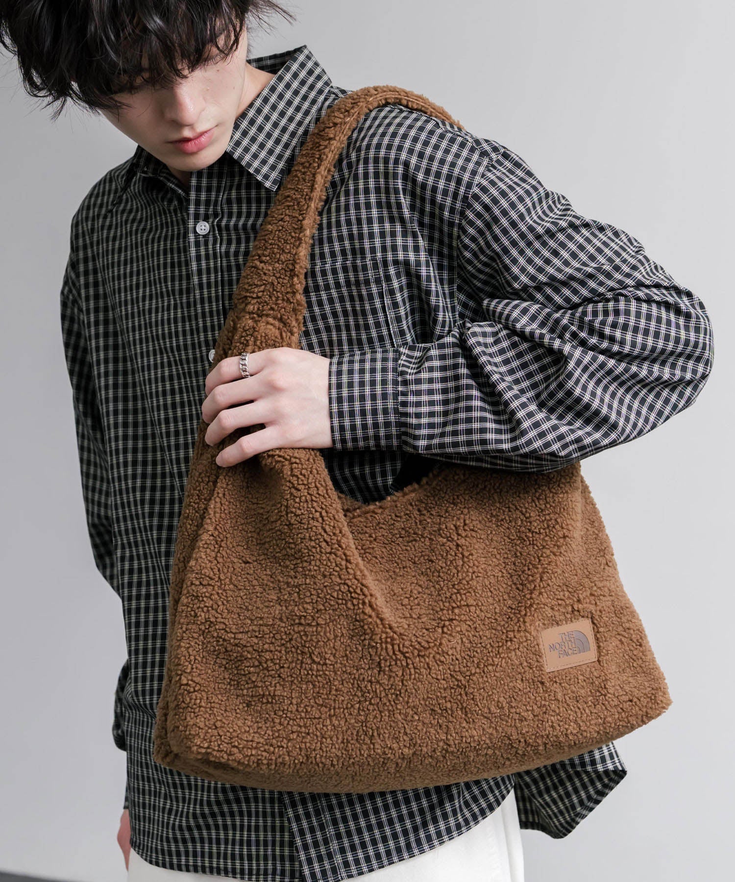 THE NORTH FACE ザ・ノースフェイス TNF TRIG BAG シープボアトートバッグ/トリッグバッグ/ロゴワッペンワンショルダーバッグ 16612