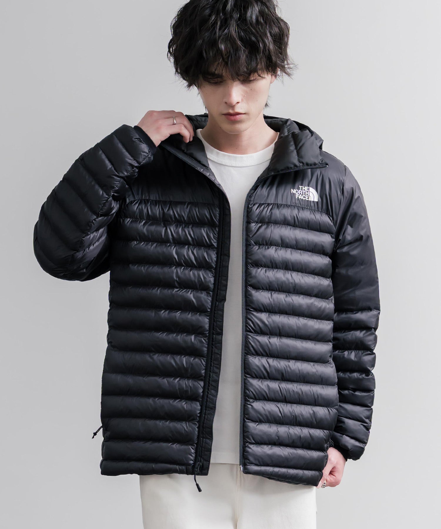 THE NORTH FACE TERRA PEAK HOODIE ポケッタブル薄中綿ナイロンフーディジャケット 16624