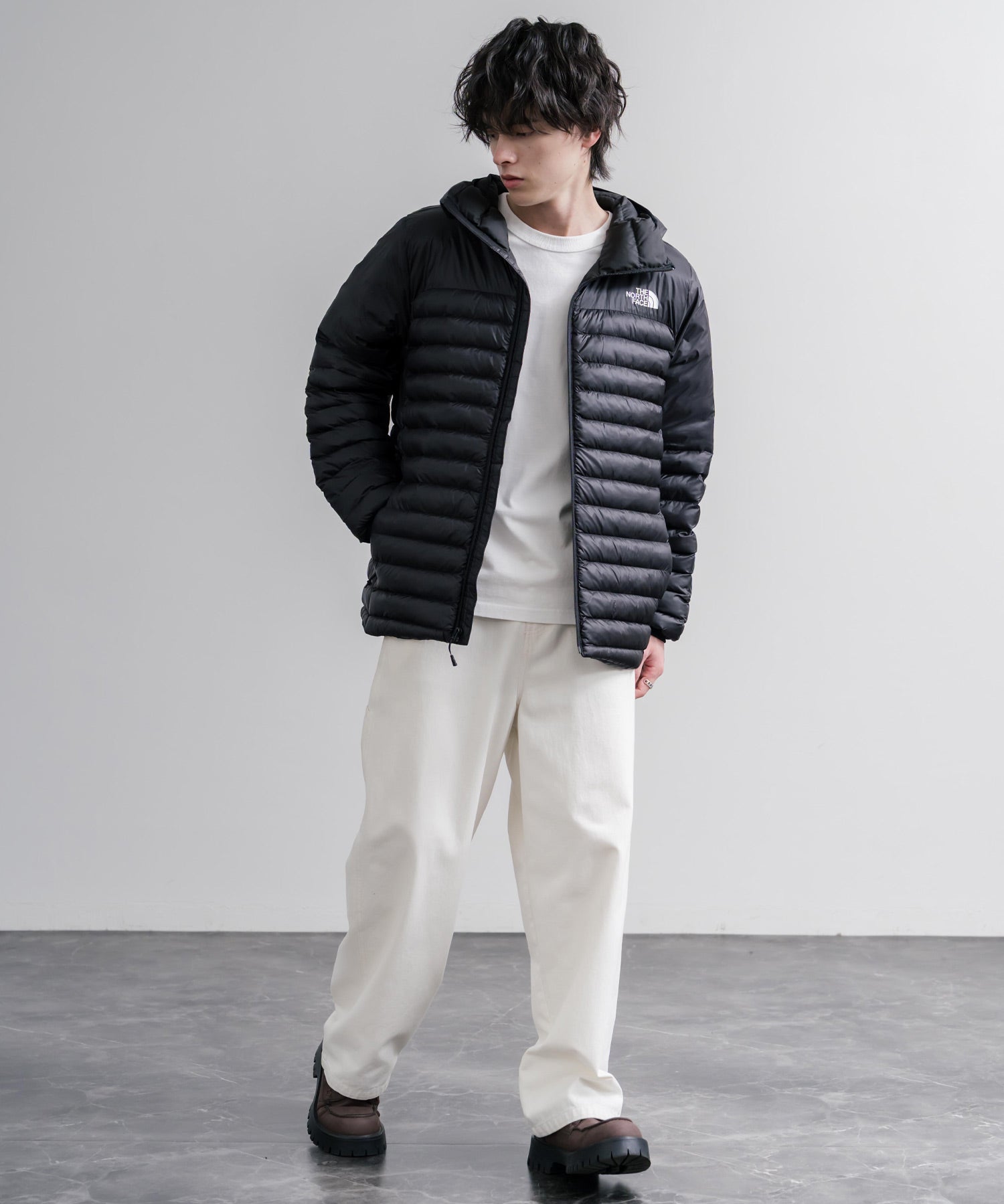 THE NORTH FACE TERRA PEAK HOODIE ポケッタブル薄中綿ナイロンフーディジャケット 16624