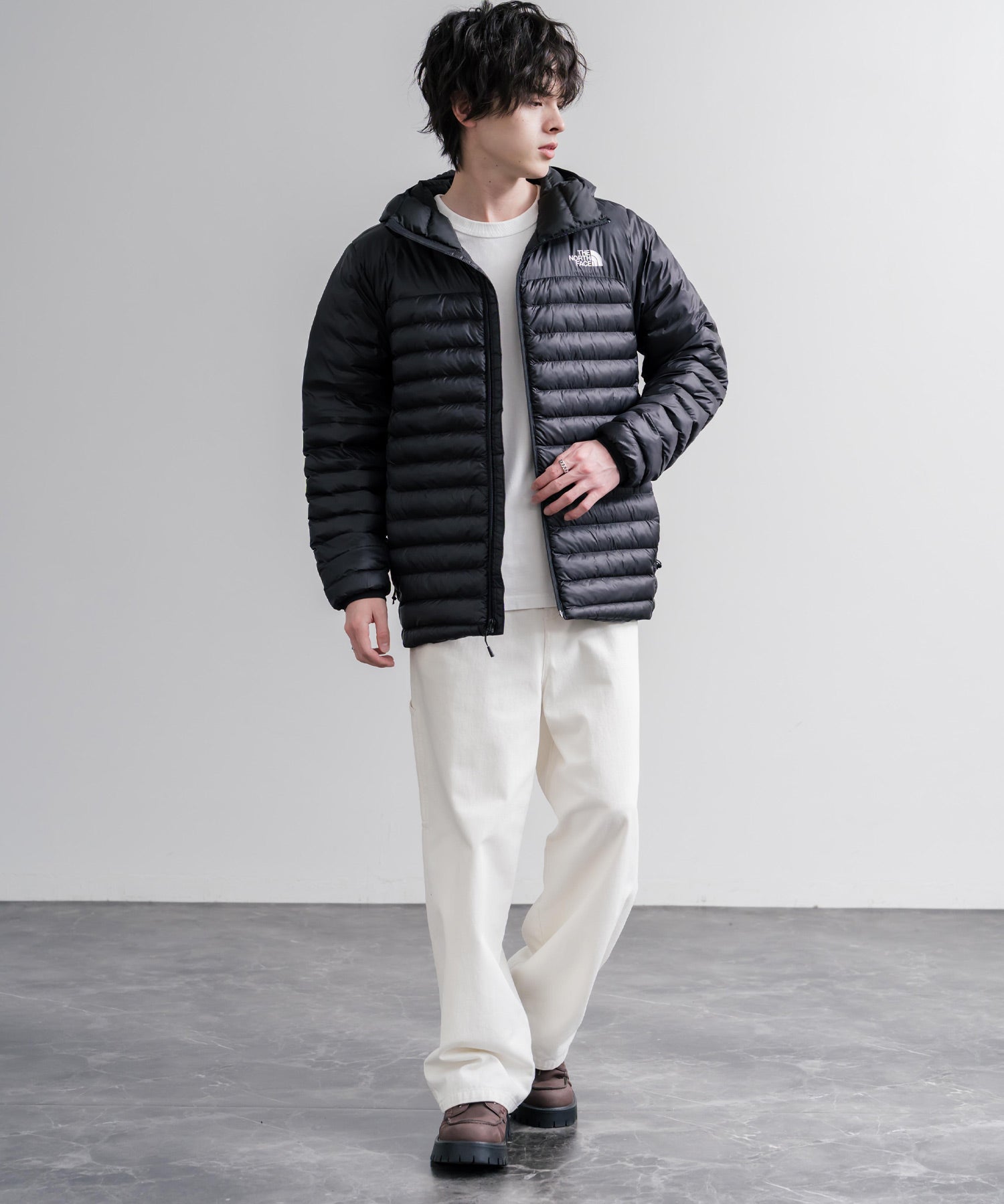THE NORTH FACE TERRA PEAK HOODIE ポケッタブル薄中綿ナイロンフーディジャケット 16624