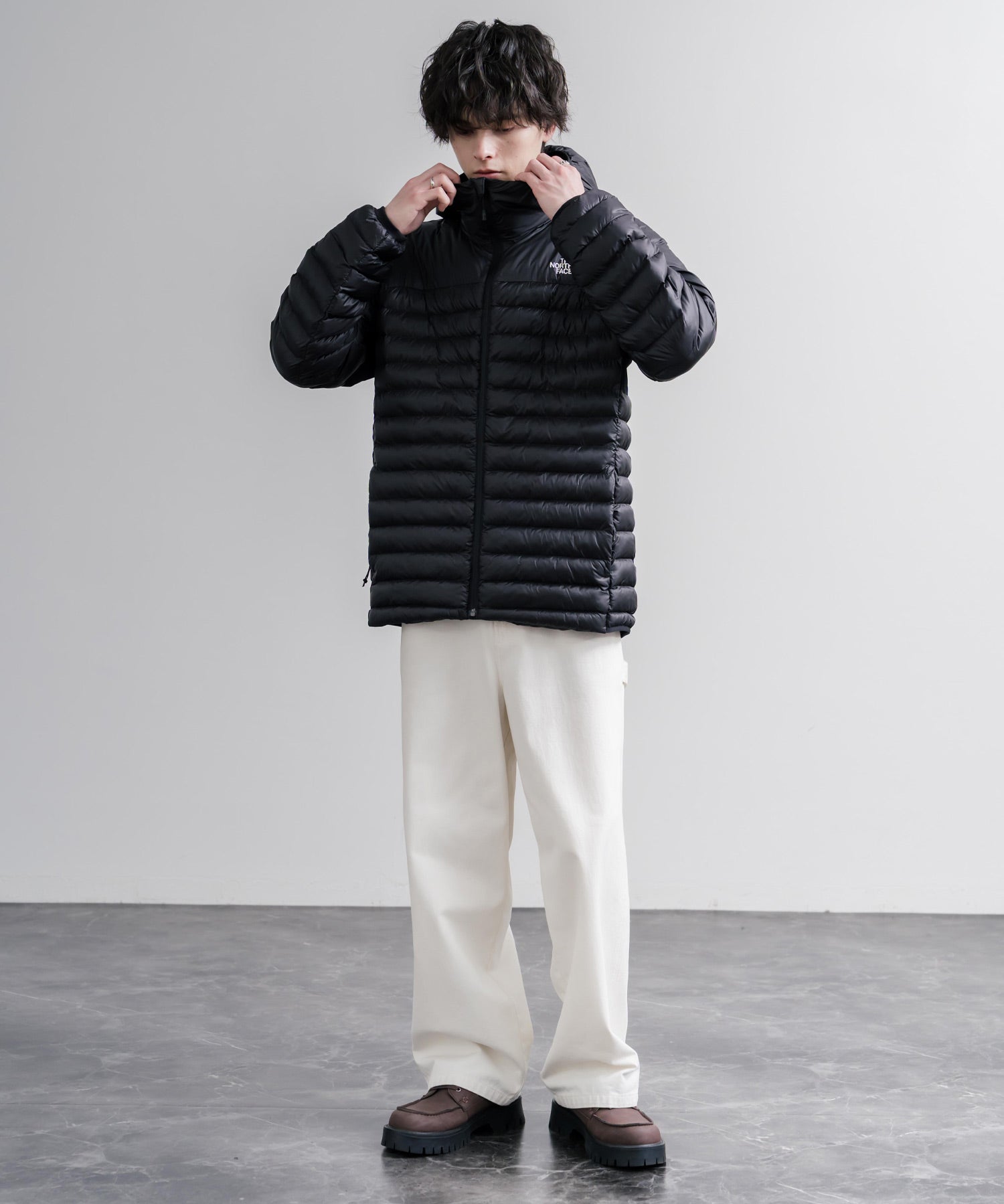 THE NORTH FACE TERRA PEAK HOODIE ポケッタブル薄中綿ナイロンフーディジャケット 16624