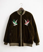 YOIDORE 酔いどれ スーベニア刺繍キルティング2wayリバーシブルジャケット 14890