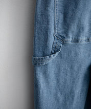 THE NORTH FACE WHITE LABEL BRIS DENIM SHORTS ロゴ刺繍ワイドデニムイージーショートパンツ 16164