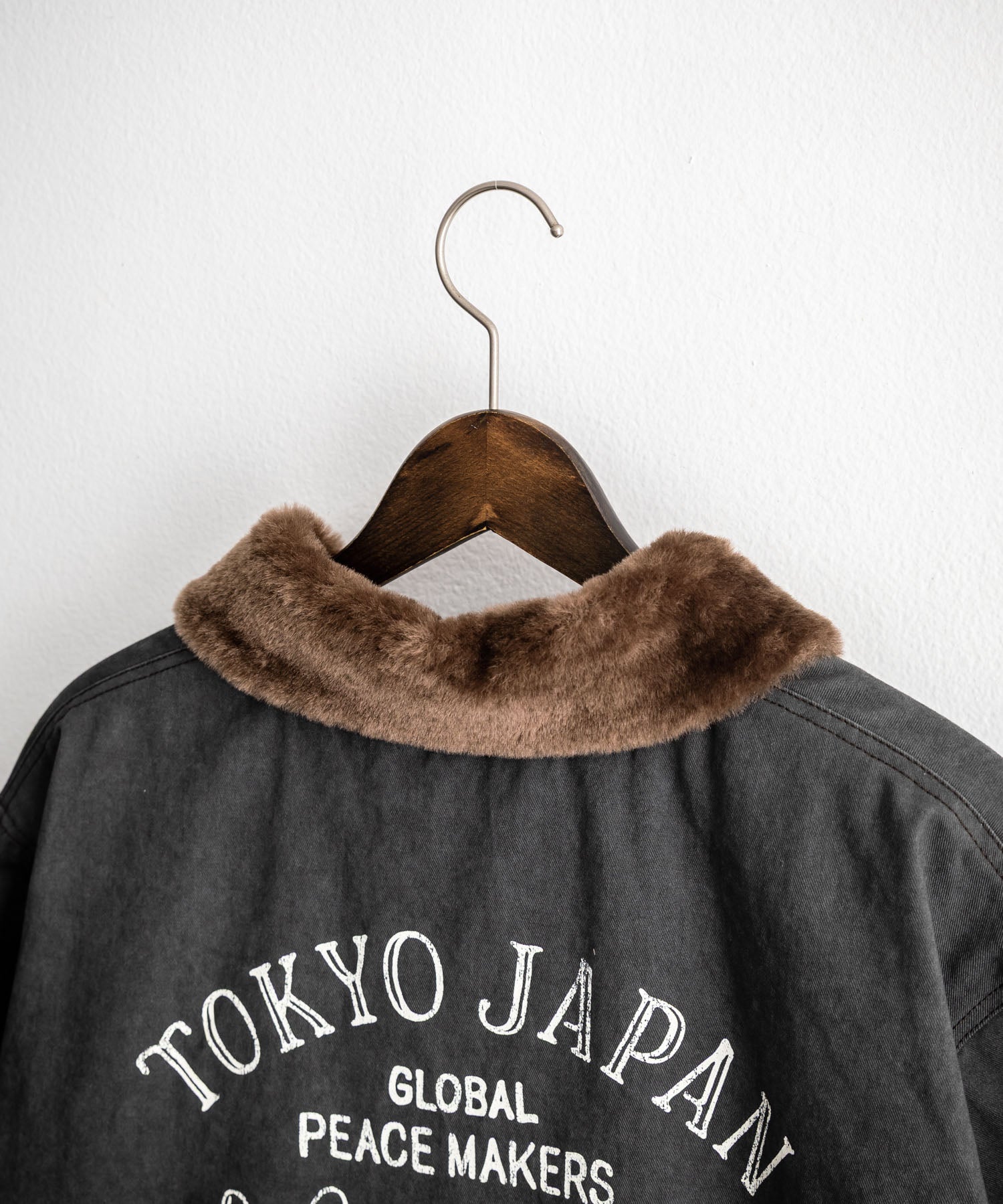 KRIFF MAYER クリフメイヤー バックグラフィックプリント裏ボアデッキジャケット 2525109 14969