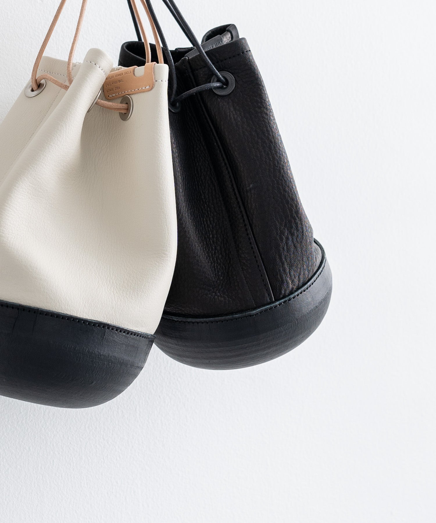 Butler Verner Sails バトラーバーナーセイルズ 日本製 国産DARUMA ALLレザー巾着バッグ JA-2635 11515