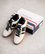 U.S.POLO ASSN. ユーエスポロアッスン ワンポイントロゴ厚底クラシックローカットスニーカー 14932