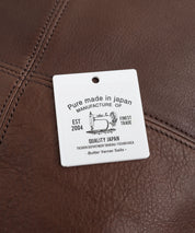 Butler Verner Sails バトラーバーナーセイルズ 日本製 国産オイルレザーエディターズショルダー2nd JA-2128 7834