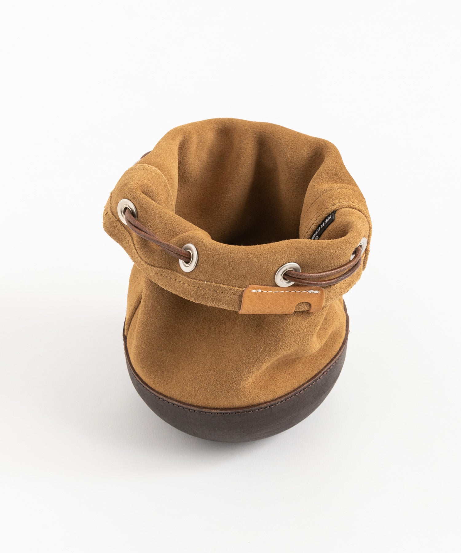 Butler Verner Sails バトラーバーナーセイルズ 日本製/国産 モールドレザー巾着スエードレザーショルダーバッグ JA-2685 11940