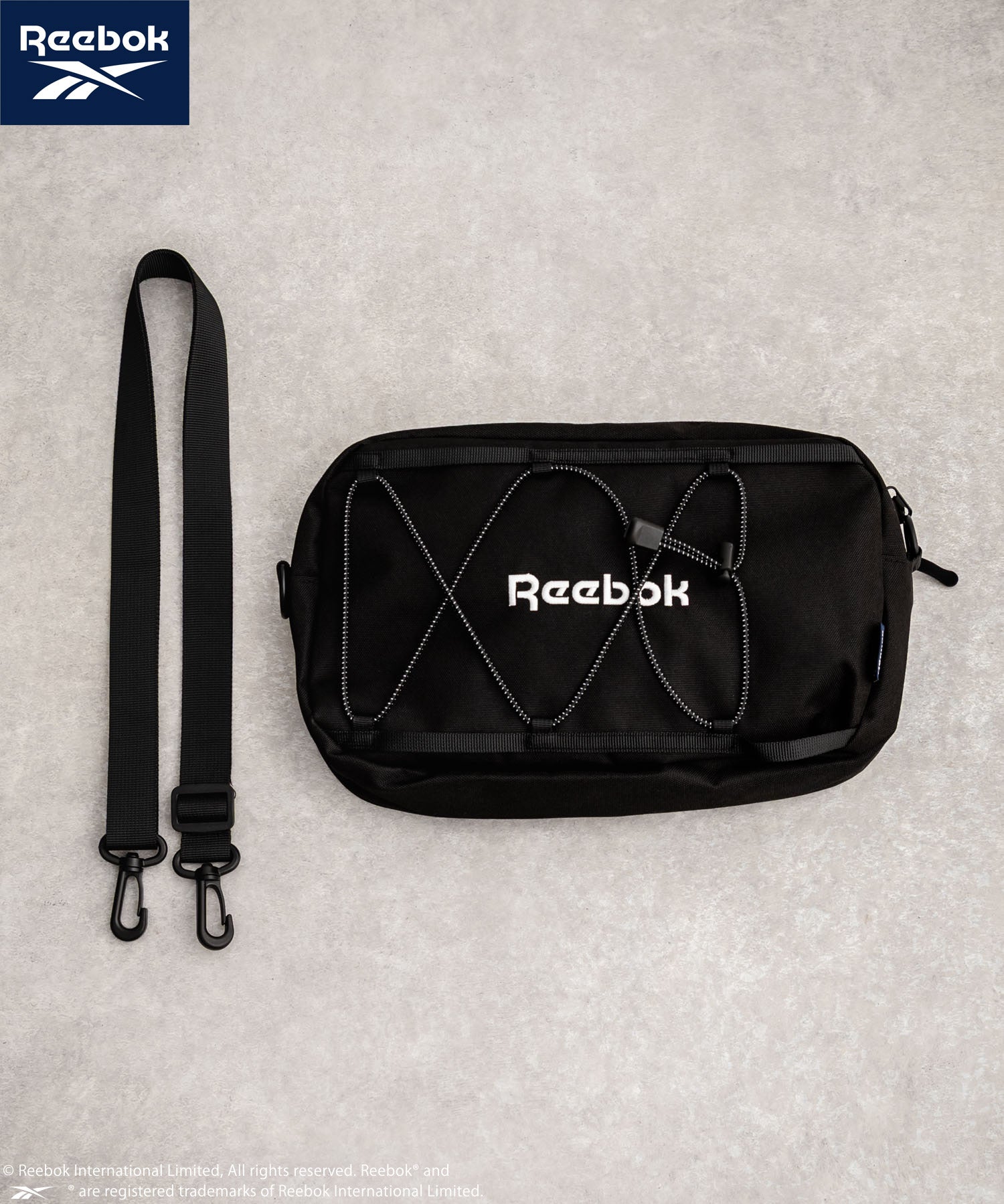 Reebok リーボック ショルダーバッグ付きバックパック/A4収納可能大容量リュック 14841