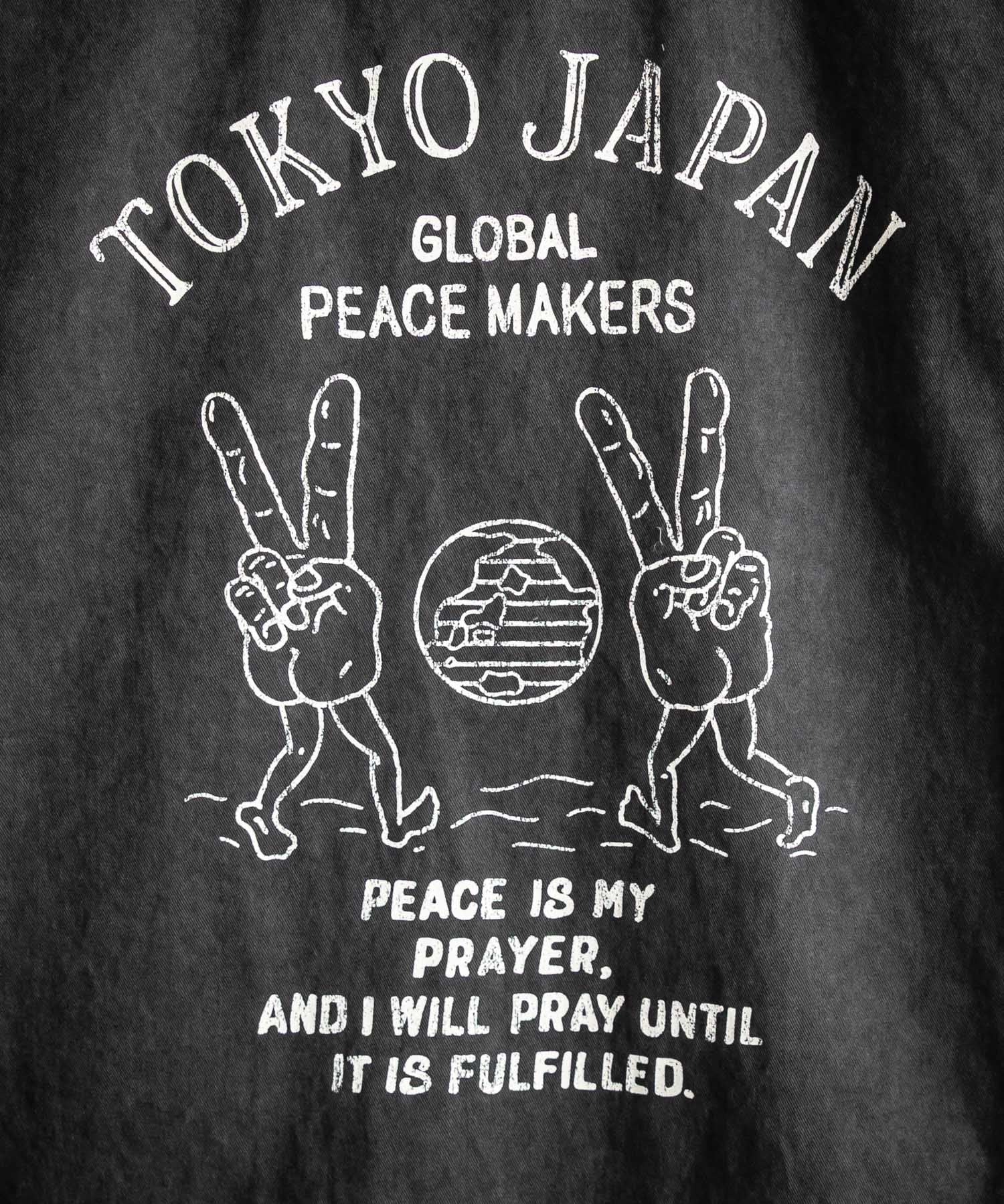 KRIFF MAYER クリフメイヤー バックグラフィックプリント裏ボアデッキジャケット 2525109 14969