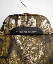 HUF ハフ SEQUOIA PUFFER JACKET REALTREE SEQUOIA PUFFER オーバーサイズワンポイントロゴ中綿ジャケット 15056