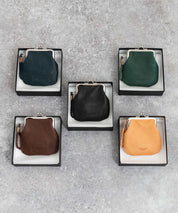 Butler Verner Sails バトラーバーナーセイルズ 日本製 国産ホースレザーがま口ミニウォレット JW-2715 12335